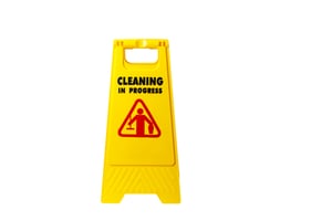 caution cleaning in progress - commercial cleaning supplies