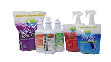 chempacs dissolving cleaning kit for commercial cleaning