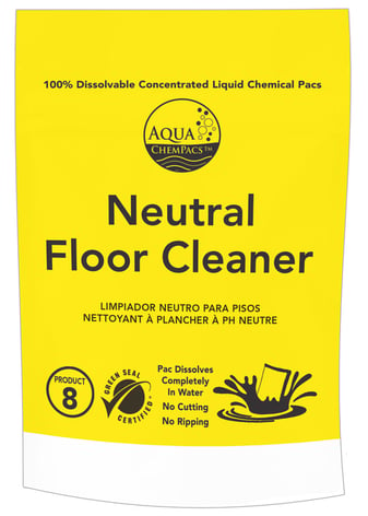 neutral floor cleaner aqua chempacs