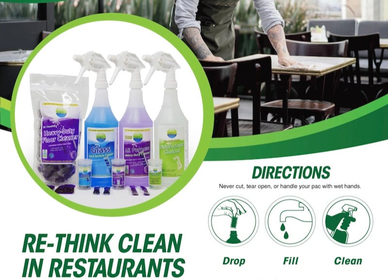 The Top 5 Dissolving Cleaning Products Every Restaurant Chain Needs